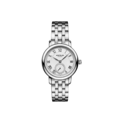 MONTBLANC Автоматический Механический Механизм Женские Часы 32 мм Белый Циферблат Корпус из Нержавеющей Стали Ремешок из Нержавеющей Стали