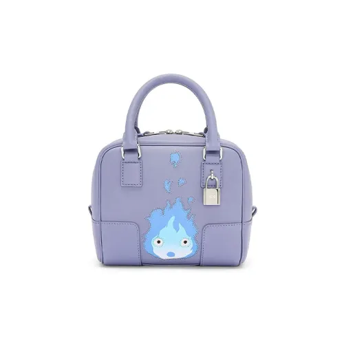 LOEWE Hallow's Mobile Замковая Amazona Nappa Коровья кожа Сумка Сумка через плечо Сумка через плечо Женская Фиолетовая