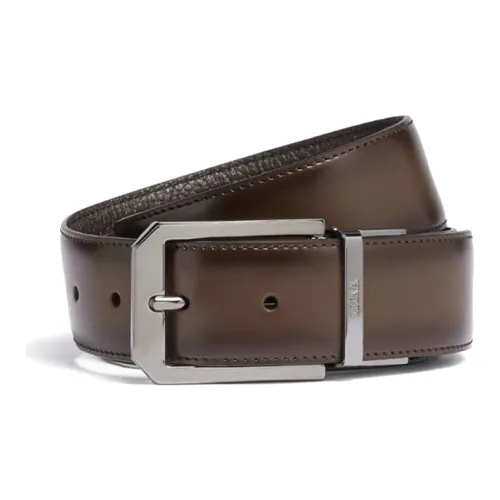 Ermenegildo Zegna Кожаные ремни Темно-коричневый Мужской