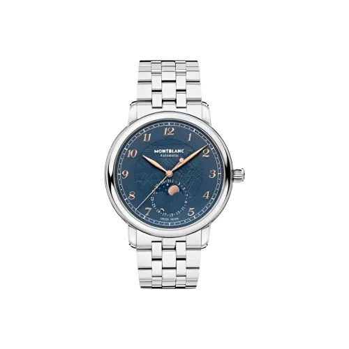 MONTBLANC Автоматический Механический Часы для Мужчин 42 мм Синий