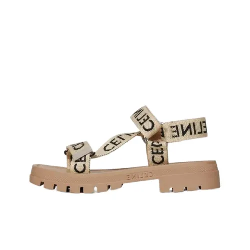 CELINE Пляжные сандалии Мужской Коричневый