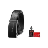 Чёрный цвет, ремешок, крокодиловый узор, длина 120 см + подарочная коробка ко Дню святого Валентина