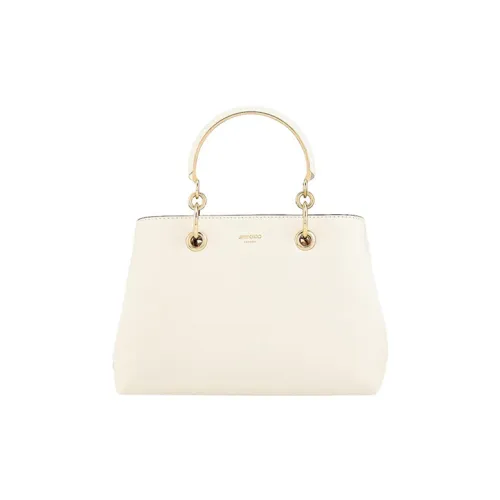 Jimmy Choo Мягкий Яркий Телячья кожа Тоут Сумка Сумка для покупок Сумка через плечо Сумка Маленькая Женская Белая