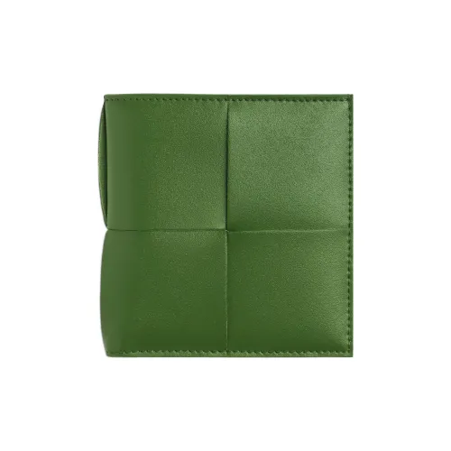 Bottega Veneta Кошелек из коровьей кожи мужской зеленый авокадо