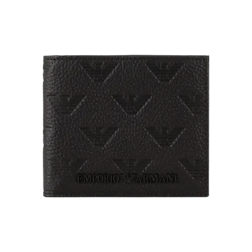 EMPORIO ARMANI Кошельки для монет Черный Мужской