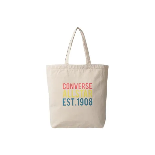 Конверс Хлопок Холст Тоут Сумка Сумка для покупок Холст Сумка Плечевая Сумка Сумка Обычная Унисекс Серый Белый