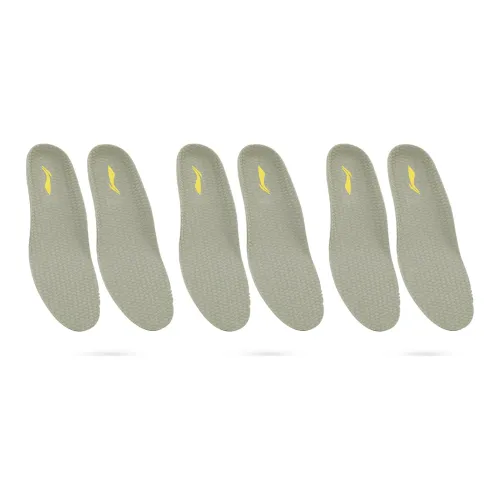 LINING Текстиль + ЭВА Стельки, 3 Набора, 3 шт, Серый, Унисекс