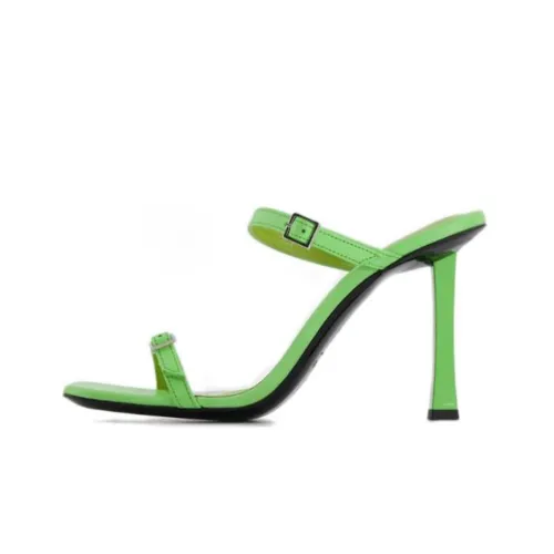 By Far Шлепанцы Женские Зеленые