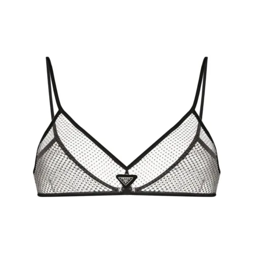 PRADA Черные Женские Бюстгальтеры