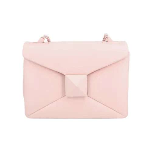 Valentino Сумка через плечо из телячьей кожи женская светло-розовая