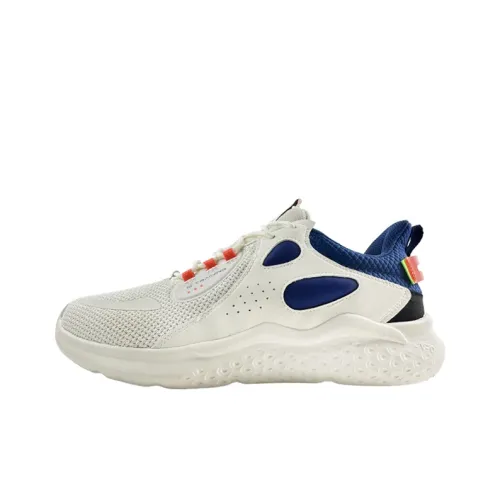 361° Walking Упражнение Противоскользящий Устойчивый к износу Дышащая Спортивная Повседневная Обувь Мужская Белый Синий