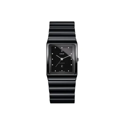 RADO Автоматический Механический Механизм Мужские Часы 30MM*30MM Черный