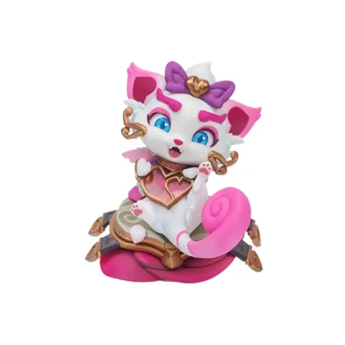 LEAGUE OF LEGENDS Юуми Магическая Кошка Сердце Seeking Котенок Фигурки в стиле Chibi