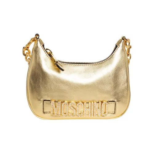 MOSCHINO Кожа Сумка Сумка через плечо Женская Золотая