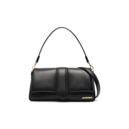 Jacquemus Lambskin Сумка через плечо Сумка через плечо Сумка для плеч Женская Черная