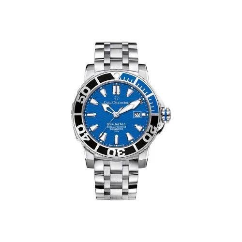 Carl F.Bucherer Автоматический Механический Часы Мужские PATRAVI Collection 44,6 мм Синий