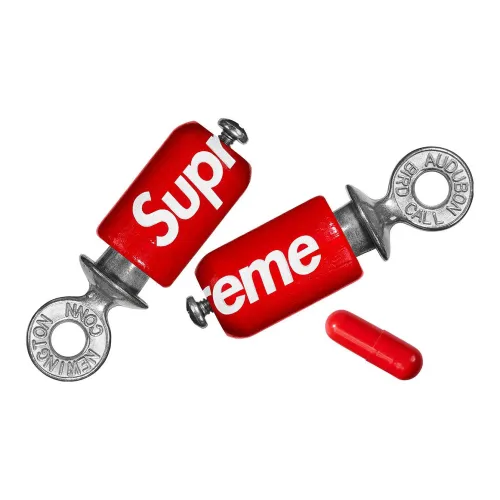 Supreme Металлические Брелоки Красного Цвета Унисекс