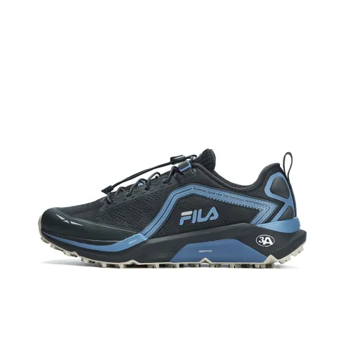 FILA 3A LYNX ATR Низкие Кроссовки для Бега и Трассы Бег Марафон Тренировки Бег на длинные дистанции Обувь Мужская Серый Синий