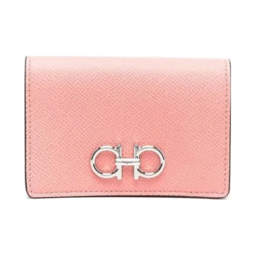 Ferragamo Кошелек из коровьей кожи женский розовый