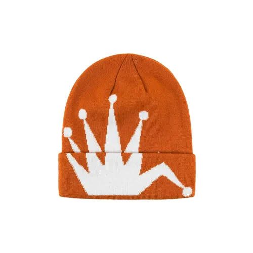 Stussy Акриловые Шапки-бини Унисекс Оранжевый