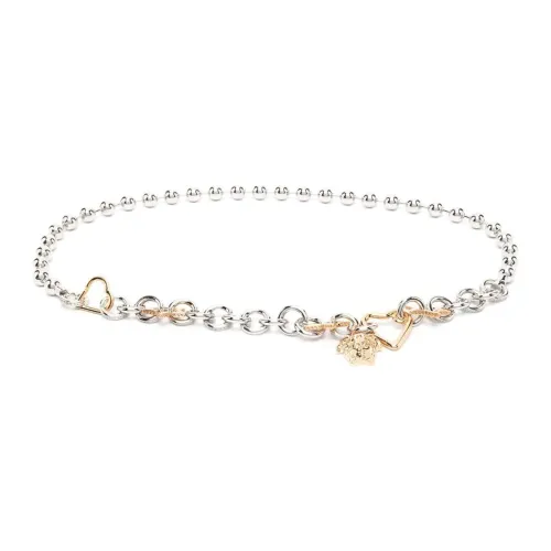 VERSACE Металлические браслеты, серебряные, женские