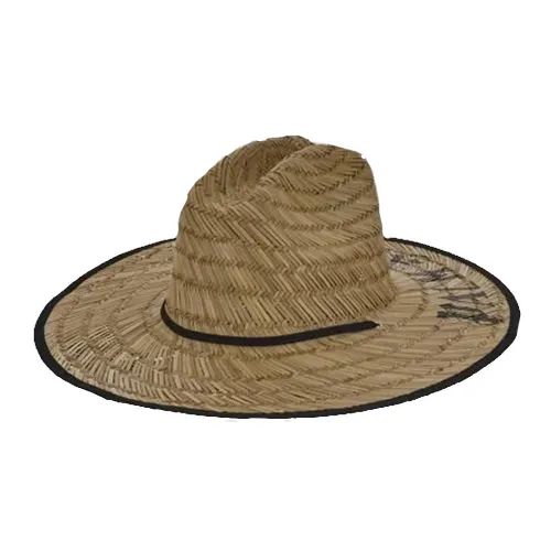 PALM ANGELS Эластан Полиуретан Соломенная шляпа Бежевый Мужской