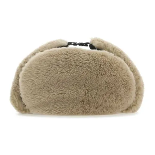 PRADA Шапки-ушанки Женские Коричневый