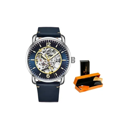 STUHRLING Автоматический механический механизм Мужские часы Legend Collection 42mm*12mm*42mm Синий