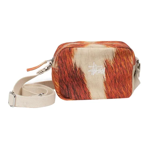 Stussy Хлопок Сумка через плечо Стандартная Унисекс Коричневый