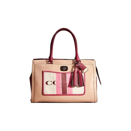 COACH Legacy Перчаточная дубленая кожа кожа одно плечо сумка большая женская светлый хаки с темный хаки Accent