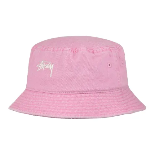 Stussy Cotton Bucket Hats Светло-розовый Унисекс