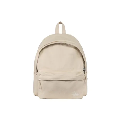 Stussy Хлопок Холст Рюкзак Стандартный Унисекс Экрю
