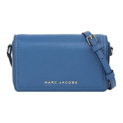 MARC JACOBS Личий зернистый текстурная кожа Коровья кожа Конверт Сумка через плечо Мини Женская Синяя