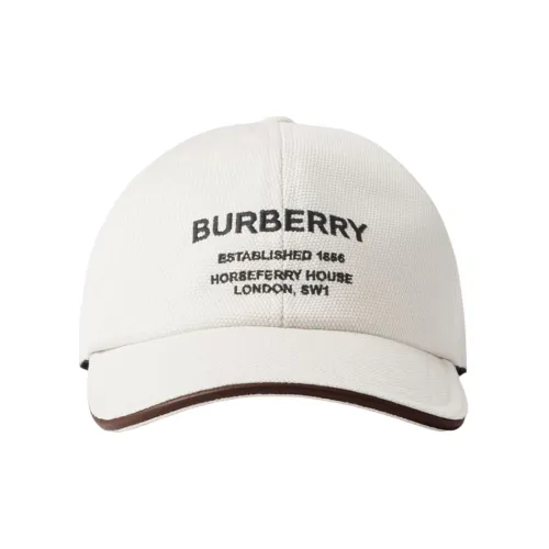 Burberry Horseferry Хлопок Овчина Кепки Мужской Белый