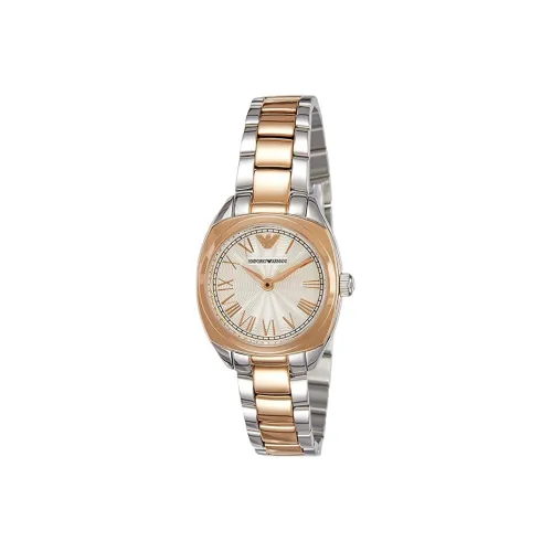 EMPORIO ARMANI Кварцевый механизм Женские часы 34 мм Белый