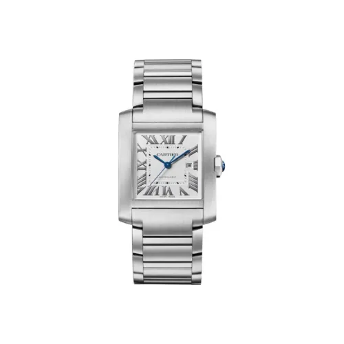 Cartier Часы Tank Française Большая Модель, Механизм С Автоматическим Подзаводом, Сталь