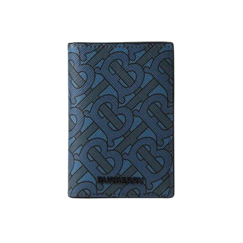 Burberry Картхолдер из искусственной кожи мужской морской синий