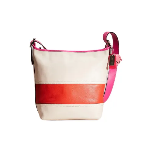 COACH Legacy Перчаточная дубленая кожа Сумка Сумка через плечо Женская Бежевая и Оранжевая