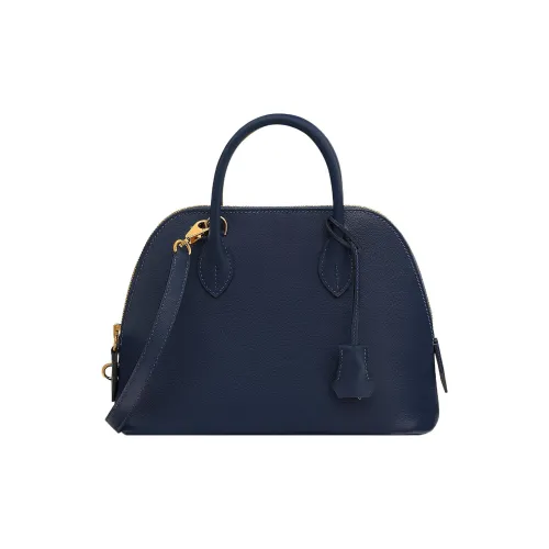 HERMES Bolide Evercolor Телячья кожа Сумка для боулинга Сумка через плечо Женская 2Z BLEU NUIT Полночный синий