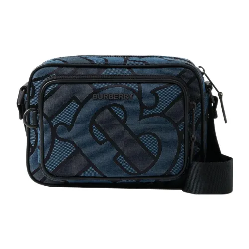 Burberry Жаккард Сумка через плечо Сумка на плечо Мужская Синяя