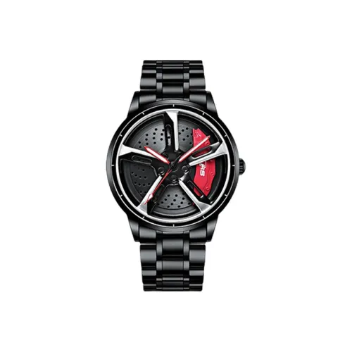 SVJ Кварцевый механизм Мужские часы 42мм*42мм*12мм Черный