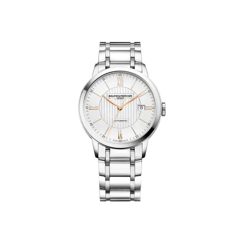 Baume & Mercier Автоматический Механический Механизм Мужские Часы Classima Collection 40 мм Белые