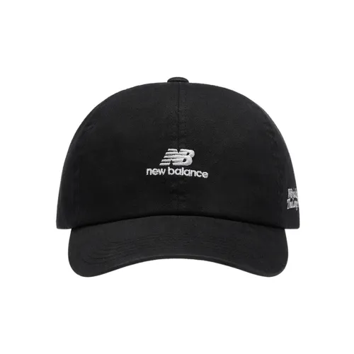 New Balance Хлопковая кепка, черная, унисекс