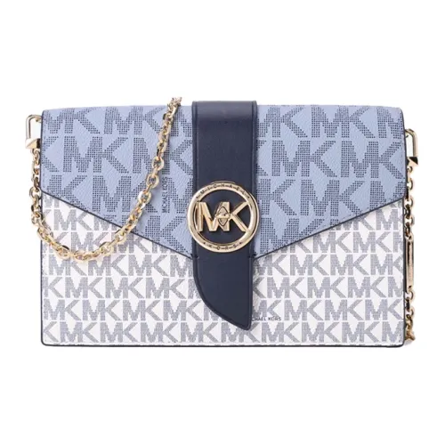 MICHAEL KORS Charm Artificial Leather Clutch Bag Shoulder Bag Medium Women's