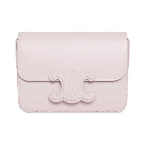 CELINE Triomphe Arc De Triomphe Коровья кожа Сумка через плечо Женская Светло-розовая