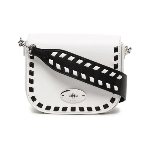 Mulberry Darley Кожа Сумка через плечо Маленькая Женская Белая