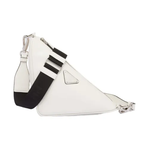 PRADA Сумка через плечо из кожи мужская белая