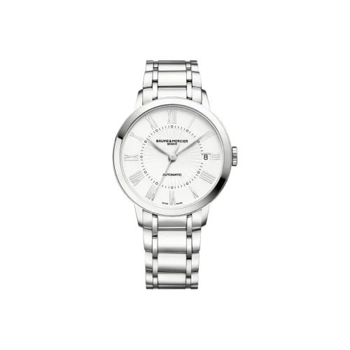 Baume Mercier Classima Collection Автоматический Механический Механизм Женские Часы 36,5 мм Белый Циферблат
