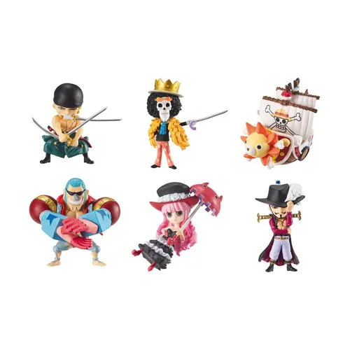BANDAI One Piece Characters Ван-Пис 8th TIMES Naval BATTLE Lucky Draw Целая коробка 6 шт