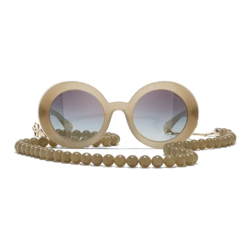 Chanel Круглые Солнцезащитные Очки Женские